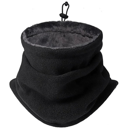 Ventolia | Calentador facial y de cuello de doble capa con forro polar, ajustable