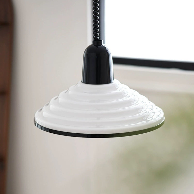Lunoria – Lampada a sospensione in vetro elegante per ambienti moderni