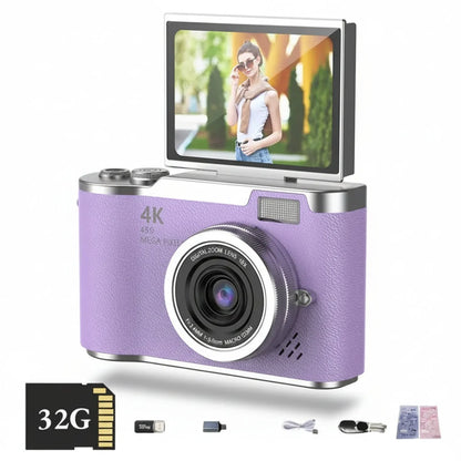 Fotivo | Digitalkamera 4K mit 48 MP, Klappdisplay und 8-fach Zoom