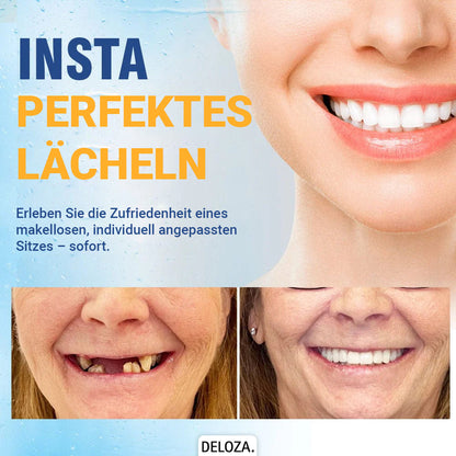 Flexibler Zahnersatz aus Silikon - Kosmetische Zahnprothese
