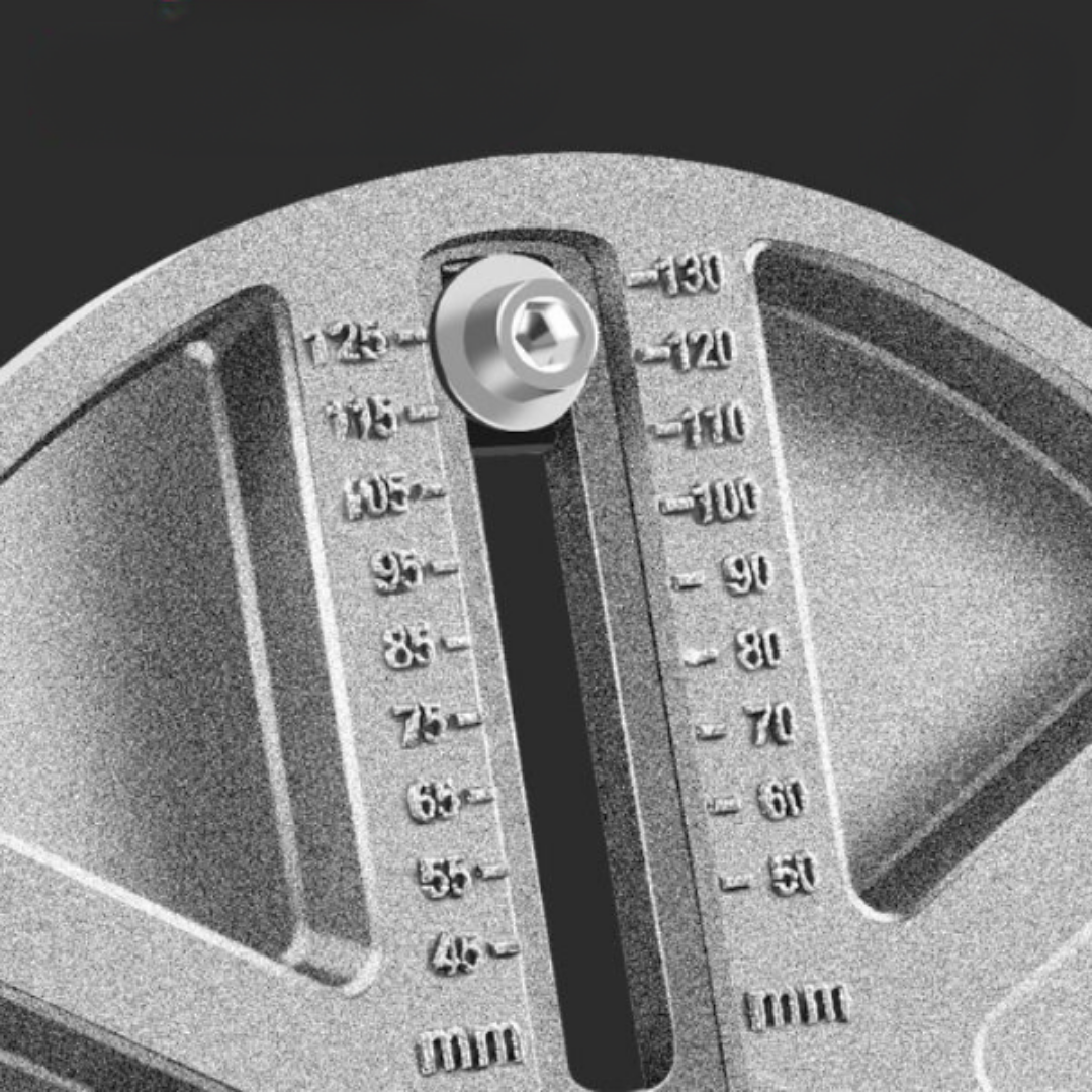 Circava | Verstellbare Lochsäge 10–14 cm für Bohrmaschinen, Schnitttiefe 35 mm