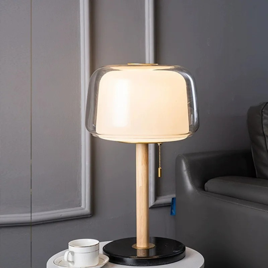 Nuvion Halo | Lampada da tavolo LED intelligente senza fili con dimmer touch