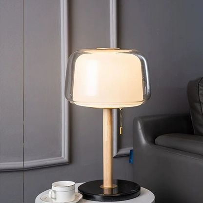 Nuvion Halo | Lampada da tavolo LED intelligente senza fili con dimmer touch