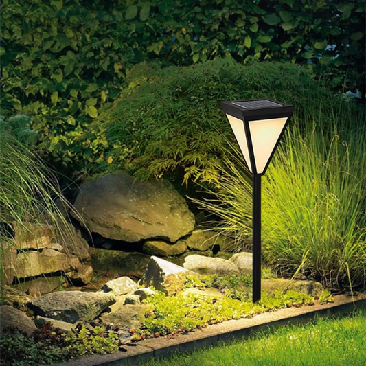Brill Solis | Lampada LED solare moderna per giardino e facciate