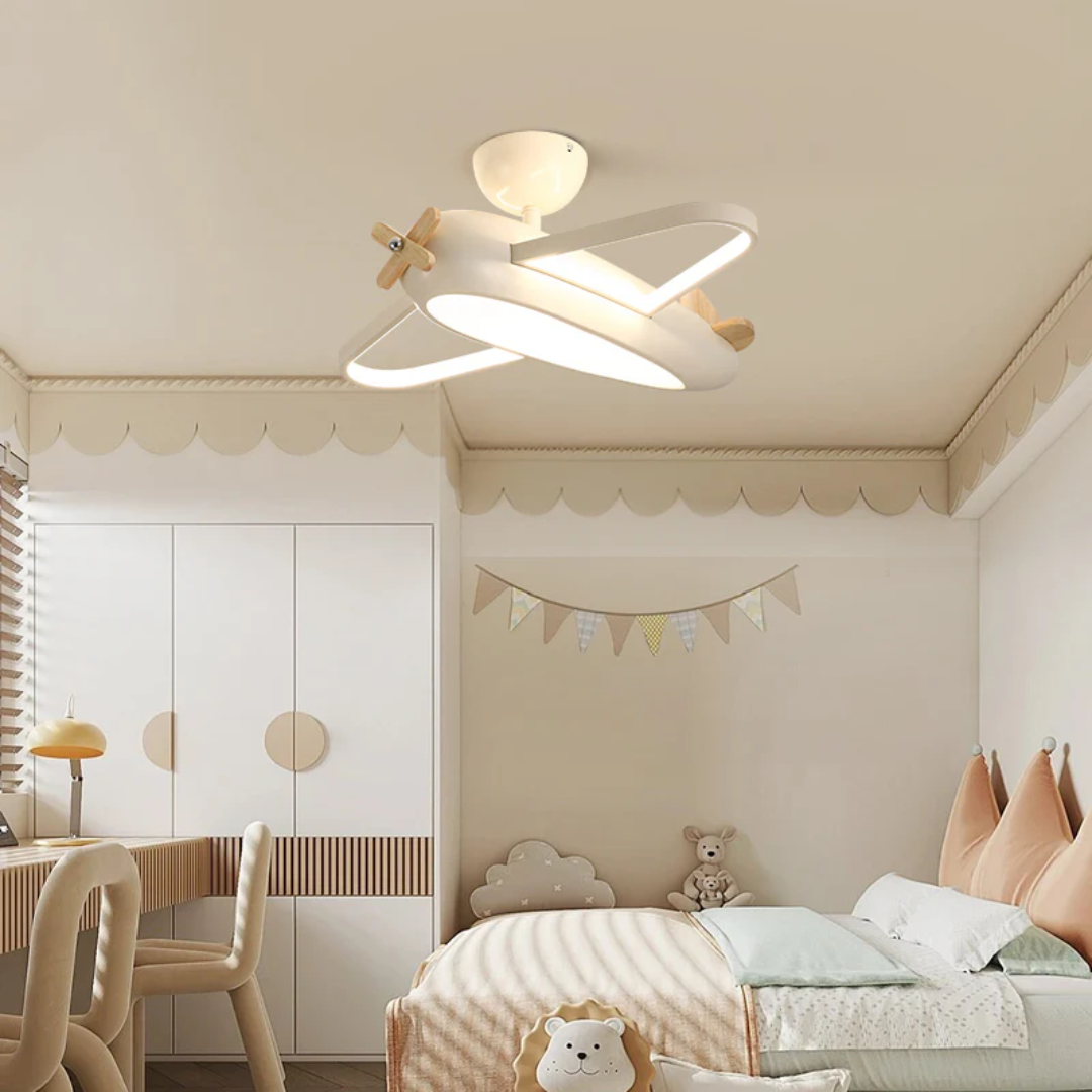 Celvo | Plafonnier LED de luxe au design ludique d'avion