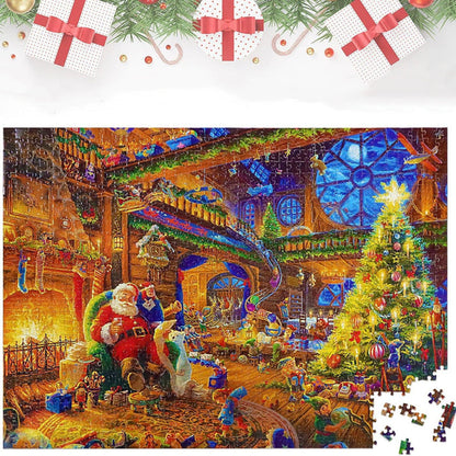 Piecora | Calendrier de l’Avent puzzle de 1008 pièces avec motif de Noël