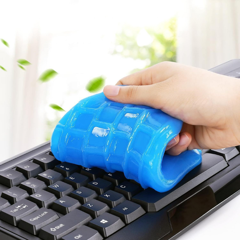 Gelvora | Gel limpiador para teclado, coche y rejillas de ventilación, 2 x 160 g