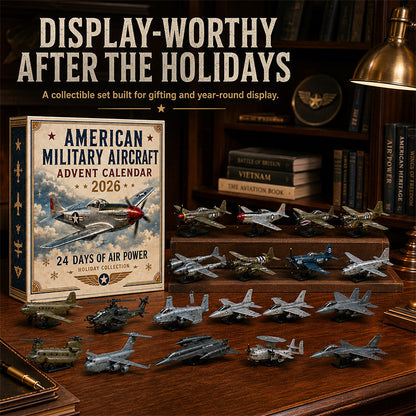 Militärflugzeug Adventskalender 2026