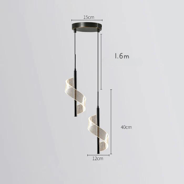 Elarionne – Lampada a sospensione LED elegante in alluminio per ambienti moderni