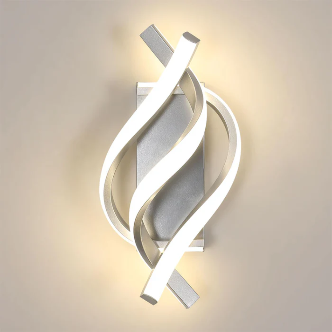 Lampada da parete moderna | Design minimalista | Luce LED calda | Alluminio