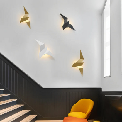 Akaru Origami | Applique LED scultorea dal design giapponese