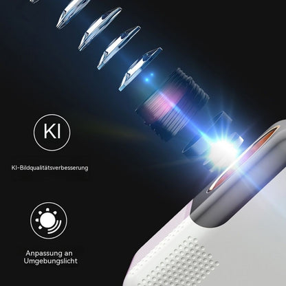 Leinvia | Full HD 1080p mini projector, supports 4K, with speaker