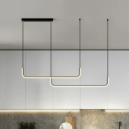 Dymor Elin | Lampada a sospensione di design esclusivo in metallo e vetro