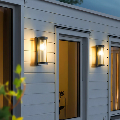 Gluno | Lampada esterna LED moderna con tocco architettonico