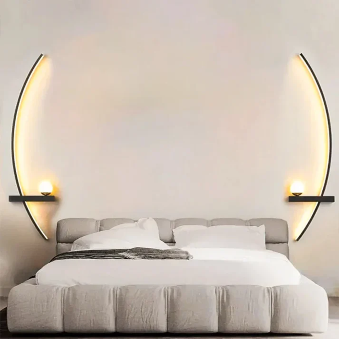 Zetra Linea | Lampada da parete LED minimalista con finitura lussuosa