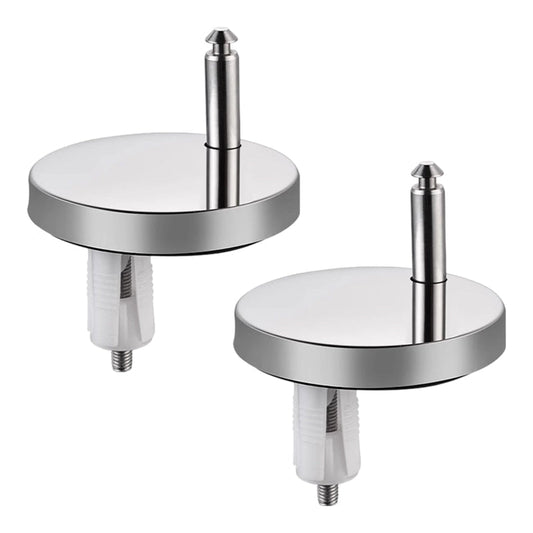 Montiva | Set di fissaggio per sedile WC con tasselli a espansione e copriviti in acciaio inox