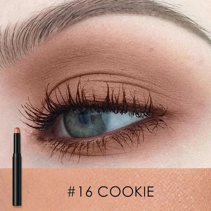 FlashLuxe | Lápiz de sombra de ojos y delineador 2 en 1, resistente al agua y a las manchas