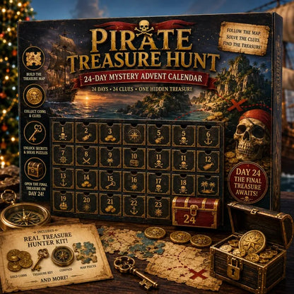 Mystavo | Puzzle advent calendar with 24 clues and 6 adventure themes