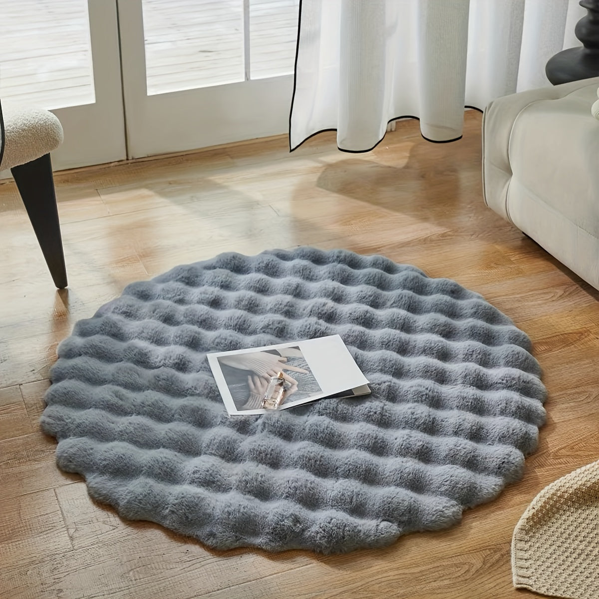 Velora Circa | tapis rond au design élégant pour espaces de vie stylés