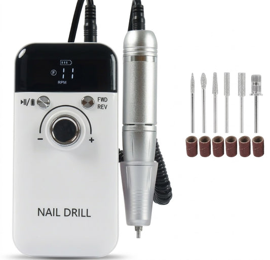 Lunara | Tragbare Elektrische Nagelfeile für Elegante Nagelpflege
