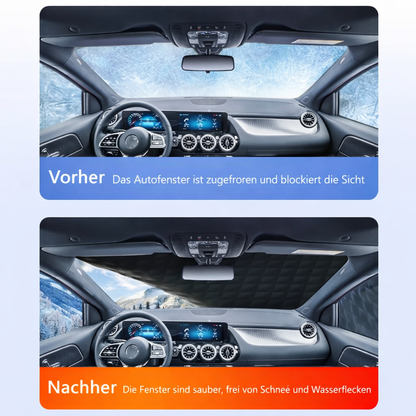 Frontiva | Frontscheibenabdeckung magnetisch, 5-lagig mit Spiegelschutz