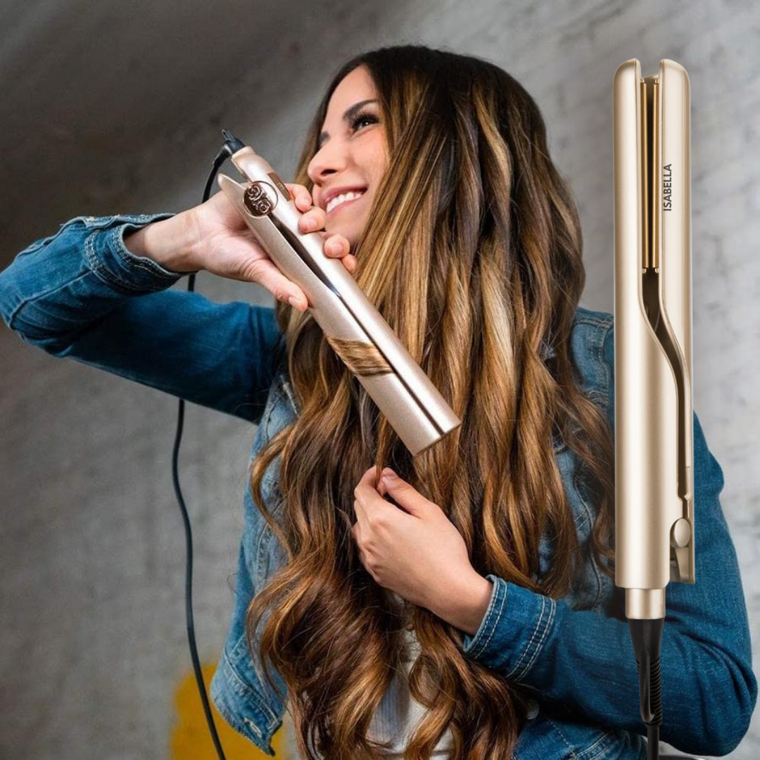 VivaCurl | 2-in-1 Hair Straightener with Ceramic Plates, 140–220 °C