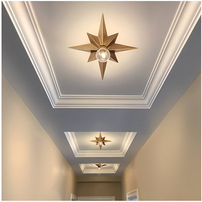 Alurea – Lampada da soffitto LED moderna a forma di stella per cameretta & area giochi