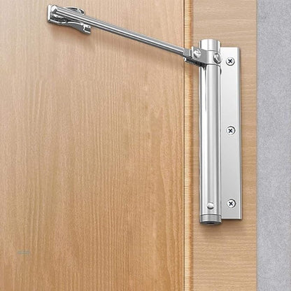 Schliva | Türschließer mit Feder für Innentüren, 4 Stufen einstellbar, Edelstahl