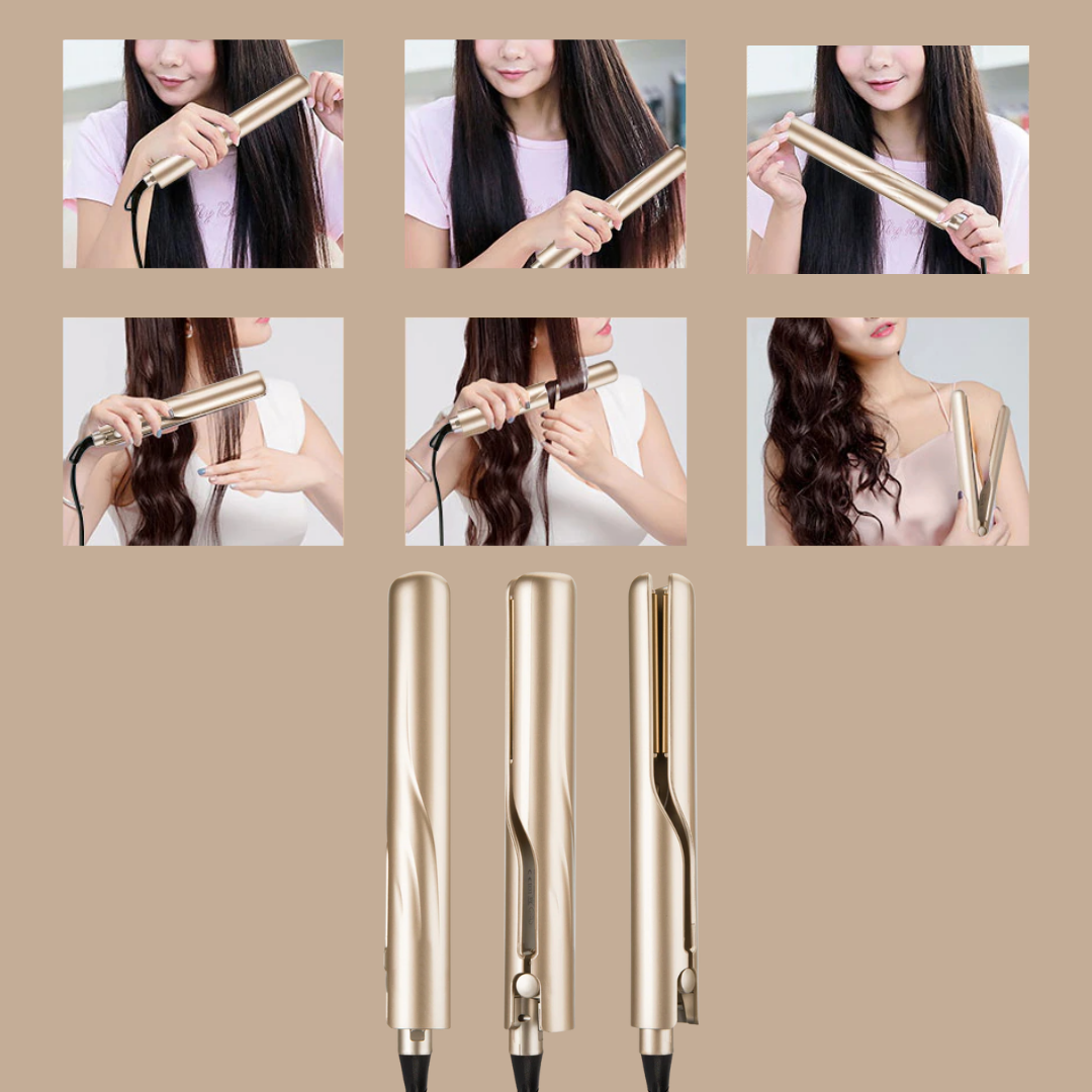 VivaCurl | 2-in-1 Hair Straightener with Ceramic Plates, 140–220 °C
