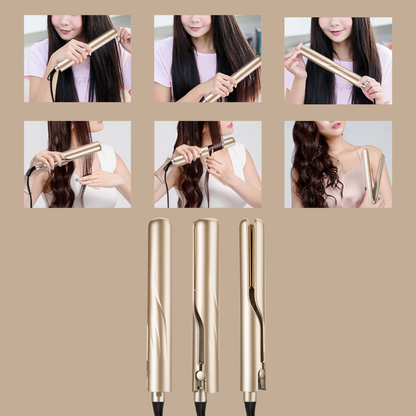 VivaCurl | 2-in-1 Hair Straightener with Ceramic Plates, 140–220 °C