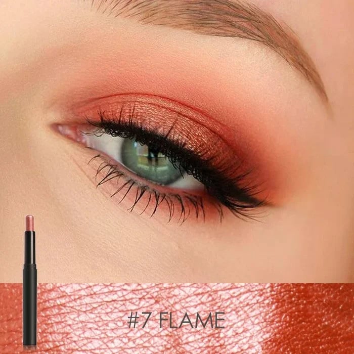 FlashLuxe | Lápiz de sombra de ojos y delineador 2 en 1, resistente al agua y a las manchas