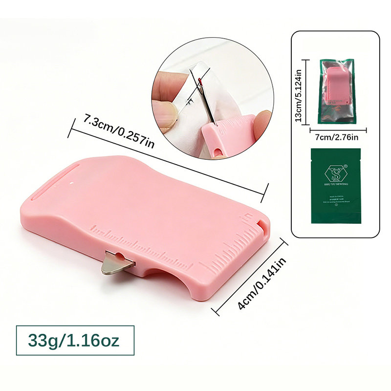StitchSavvy | Descosedor 3 en 1 con guía de borde y regla de ABS