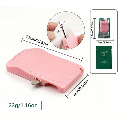 StitchSavvy | Descosedor 3 en 1 con guía de borde y regla de ABS