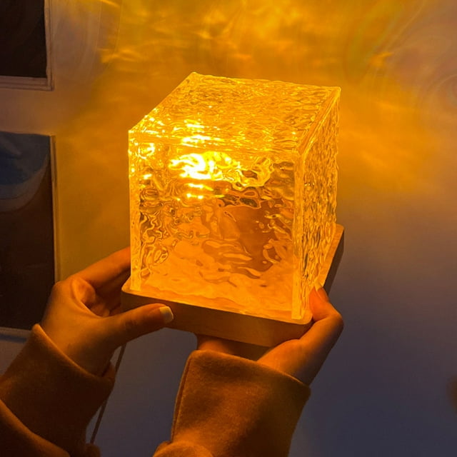 Lunavo Cube | Lampada a cubo LED decorativa in design scandinavo