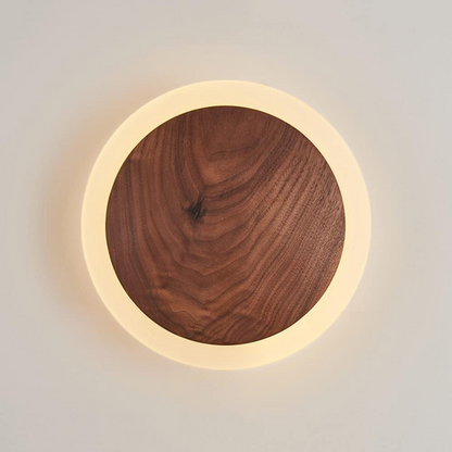 Nalo | Lampada da parete LED in legno – design scandinavo, a risparmio energetico