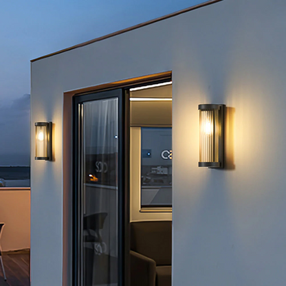Gluno | Lampada esterna LED moderna con tocco architettonico
