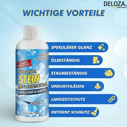 Steinreiniger Fleckenentferner für Naturstein Marmor Granit