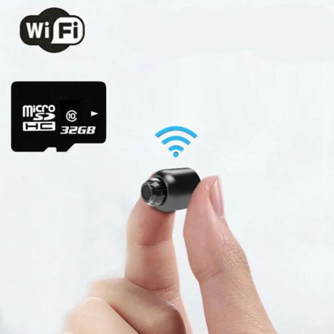 Kalena | Mini cámara de vigilancia 1080p con WiFi, visión nocturna y alertas