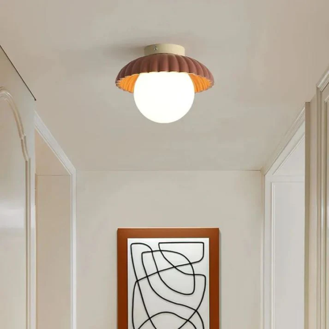 Jiora | Lampada da soffitto in stile industriale in ferro massiccio