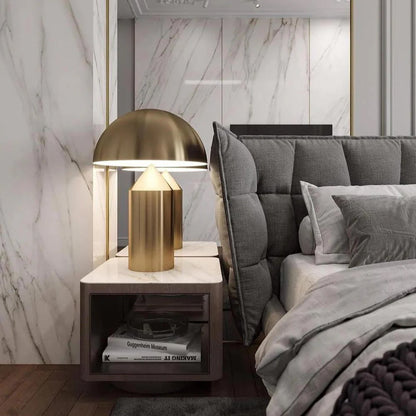 Lampada da tavolo Altessa Oro – Lampada di design di lusso in oro con controllo touch