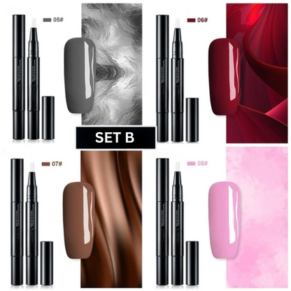 Nailyra | Nail Art Pens with Gel Polish and Fine Tip, Set