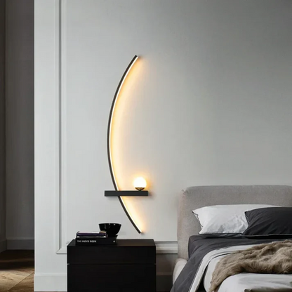 Lampada da parete LED Zetra | Design lussuoso | Luce calda | Alluminio