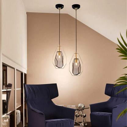 Flavia | Minimalistyczna lampa wisząca ze szkła w nowoczesnym stylu