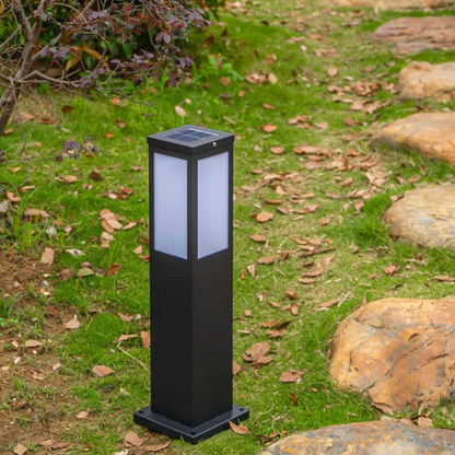 Lunviora Halo | Lampada da esterno di design solare con effetto luce soffusa