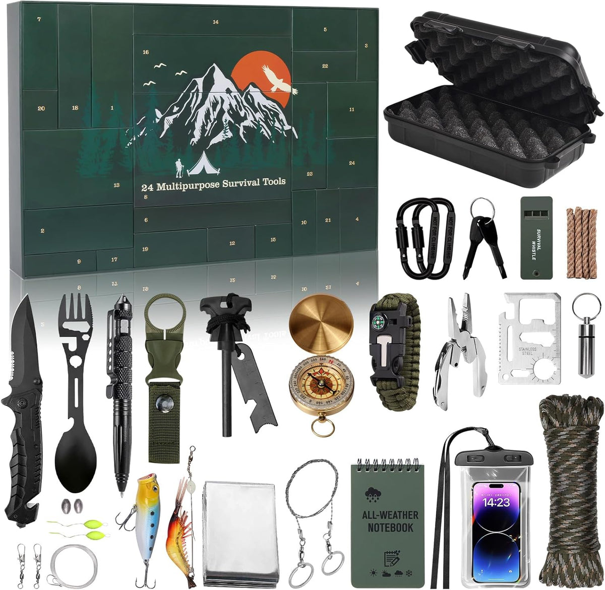 Wildaro | 2026 survival advent calendar with 24 outdoor gear items