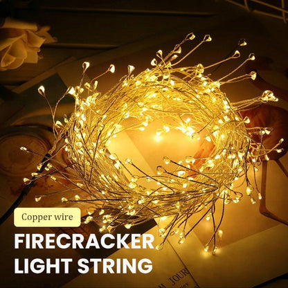 Kuprilla | LED Lichterkette aus Kupferdraht mit Fernbedienung, USB oder Batterie