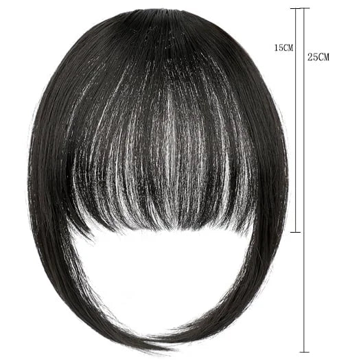 Fransio | Frangia clip-in da donna, leggera e traspirante, con clip resistenti