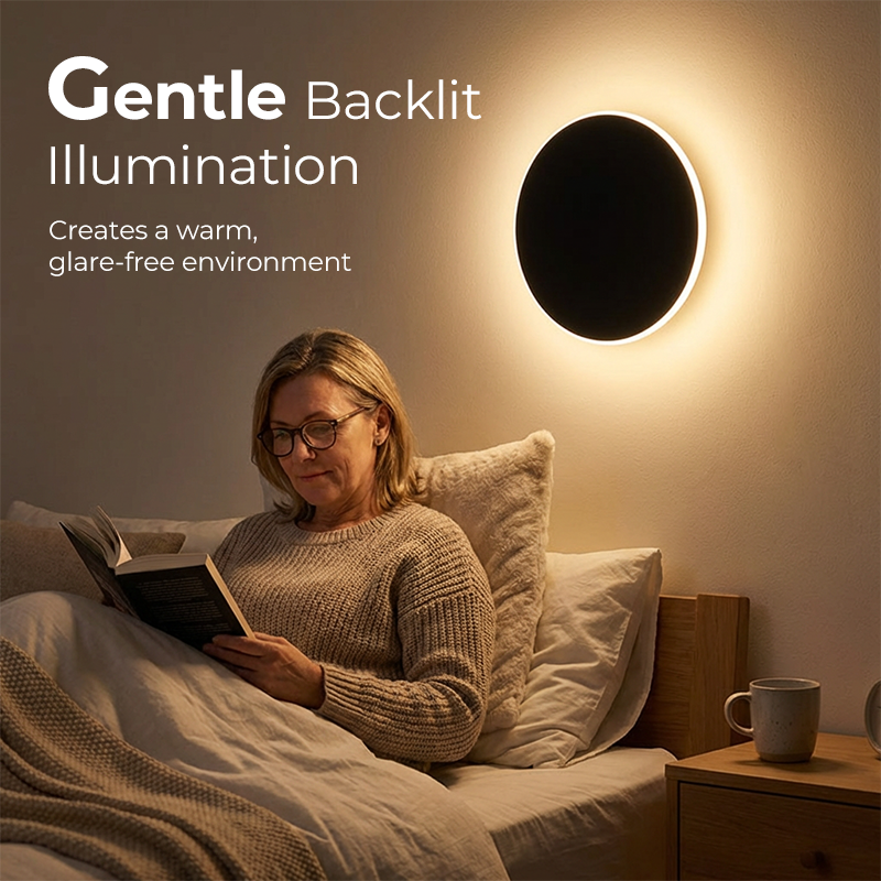 Eclivo | LED Wandleuchte innen mit Touch-Steuerung, dimmbar, drei Lichtfarben