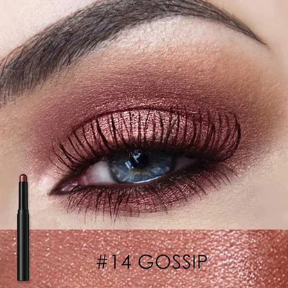 FlashLuxe | Lápiz de sombra de ojos y delineador 2 en 1, resistente al agua y a las manchas