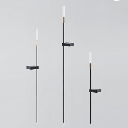 Set luci solari a canna di palude (6 pezzi) – Illuminazione da giardino LED impermeabile